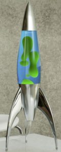 Telstar rocket lava lamp